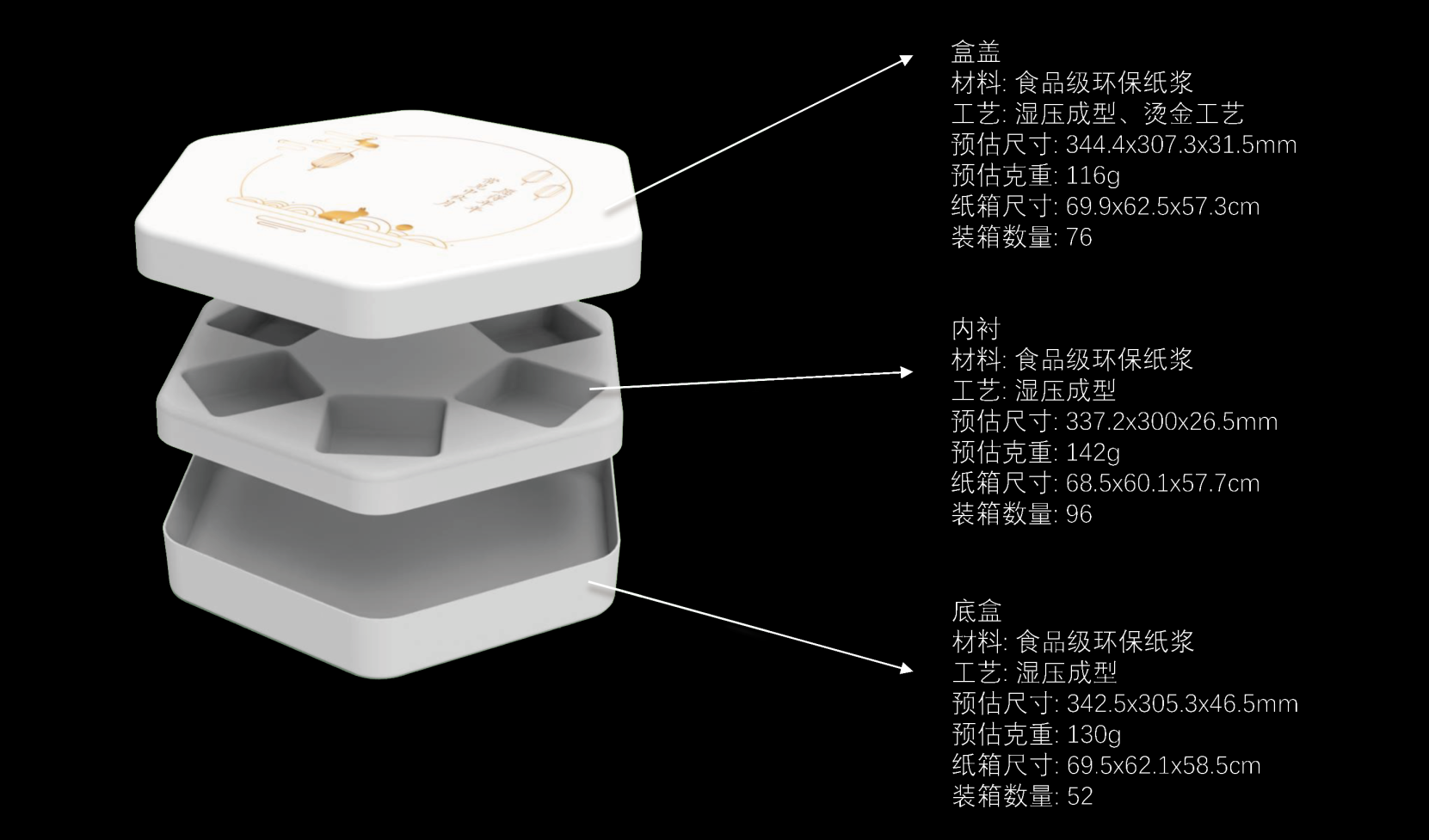 創(chuàng)意月餅禮盒定制